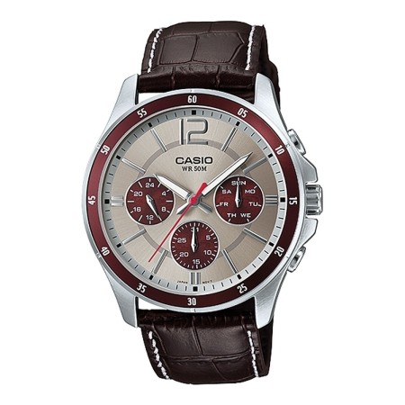 Montre Homme Casio ENTICER GENT Gris (Ø 35 mm) (Ø 43,5 mm) de Casio, Montres bracelet - Réf : S7231648, Prix : 103,60 €, Remi...