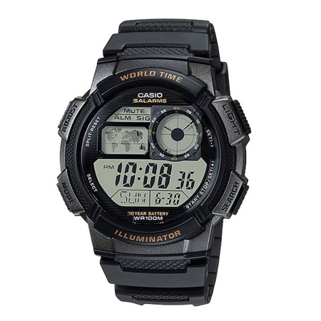 Montre Unisexe Casio WORLD TIME ILLUMINATOR (48 mm) | Tienda24 - Global Online Shop Tienda24.eu