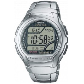 Relógio masculino Casio WV-58RD-1AEF Preto Prateado (Ø 44 mm) de Casio, Relógios com braselete - Ref: S7232314, Preço: 95,03 ...