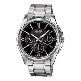 Orologio Uomo Casio ENTICER GENT Nero Argentato (Ø 35 mm) di Casio, Orologi da polso - Rif: S7232319, Prezzo: 100,51 €, Scont...