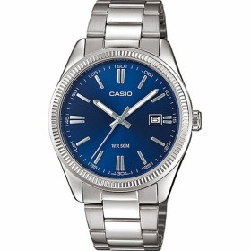 Montre Homme Casio DATE Acier inoxydable Analogique Quartz Argenté (Ø 38,5 mm) de Casio, Montres bracelet - Réf : S7233049, P...