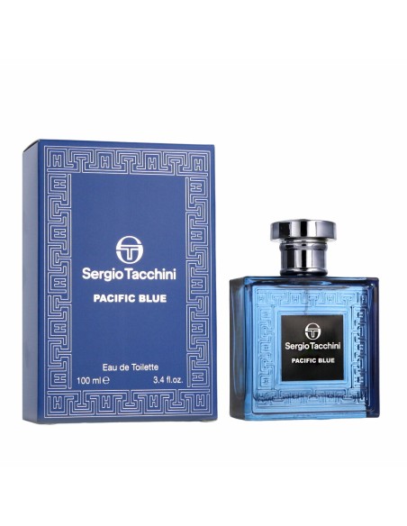 Perfume Homem Sergio Tacchini EDT Pacific Blue 100 ml | Tienda24 Tienda24.eu