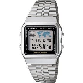 Montre Unisexe Casio VINTAGE Noir Argenté (Ø 34 mm) de Casio, Montres bracelet - Réf : S7233430, Prix : 72,52 €, Remise : %