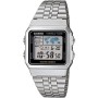 Unisex-Uhr Casio VINTAGE Schwarz Silberfarben (Ø 34 mm) | Tienda24 - Global Online Shop Tienda24.eu