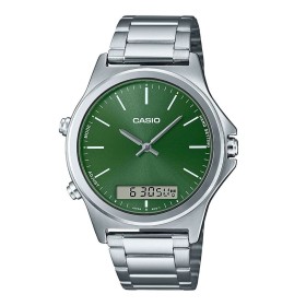 Montre Homme Casio COLLECTION Vert Argenté (Ø 41,5 mm) de Casio, Montres bracelet - Réf : S7233490, Prix : 84,16 €, Remise : %