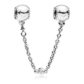 Abalorio Mujer Pandora EMBOSSED HEARTS SAFETY CHAIN de Pandora, Abalorios - Ref: S7233688, Precio: 68,76 €, Descuento: %