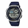 Montre Homme Casio WORLD TIME ILLUMINATOR - 5 ALARMS, 10 YEAR BATTERY Noir Gris (Ø 40 mm) (Ø 43 mm) de Casio, Montres bracele...