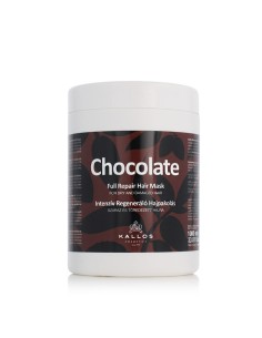 Maschera Riparatrice per Capelli Kallos Cosmetics Cioccolato 1 L da Kallos Cosmetics, Balsami ad azione profonda e trattament...