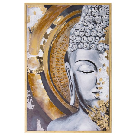 Quadro Alexandra House Living Legno Buddha 80 x 4 x 120 cm di Alexandra House Living, Dipinti - Rif: D1622443, Prezzo: 148,09...