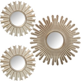 Wall Decoration Alexandra House Living Acrylic Plastic Melamin Mirror 3 Pieces by Alexandra House Living, Sculptures - Ref: D...