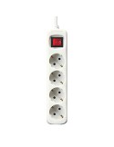 Regleta Enchufes 4 Tomas con interruptor Silver Electronics Blanco | Tienda24 Tienda24.eu