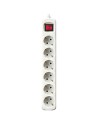 Regleta Enchufes 6 Tomas con Interruptor Silver Electronics Blanco | Tienda24 Tienda24.eu