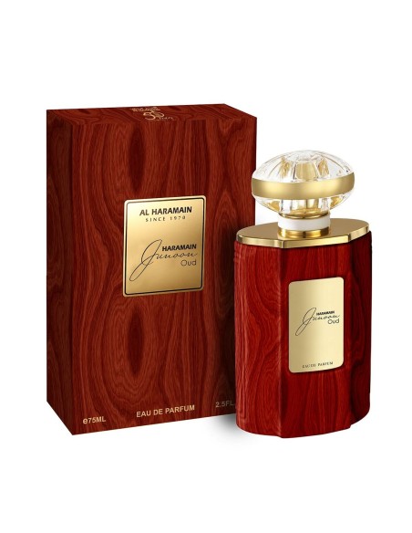 Perfume Unisex Al Haramain EDP Junoon Oud 75 ml | Tienda24 Tienda24.eu