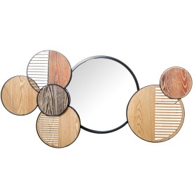 Wall mirror Alexandra House Living Metal Circles 4 x 112 x 58 cm Circular by Alexandra House Living, Wall-Mounted Mirrors - R...