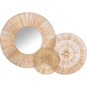 Specchio da parete Alexandra House Living Juta Fibra naturale 4 x 103 x 70 cm Rotondo di Alexandra House Living, Specchi da p...