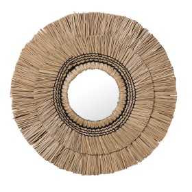 Wall mirror Alexandra House Living Seagrass 6 x 57 x 59 cm Circular by Alexandra House Living, Wall-Mounted Mirrors - Ref: D1...