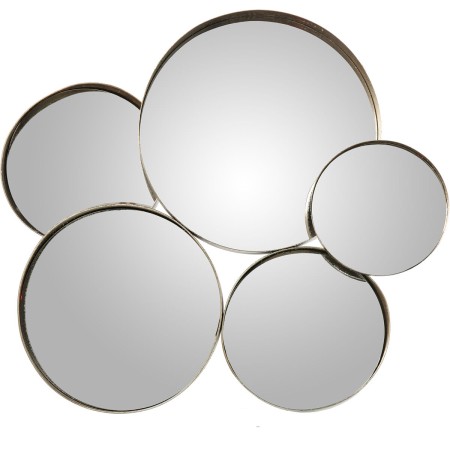 Wall mirror Alexandra House Living Silver Metal Circles 9 x 60 x 54 cm by Alexandra House Living, Wall-Mounted Mirrors - Ref:...