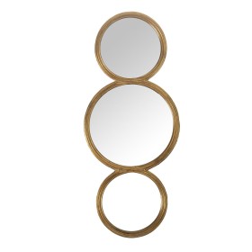 Wall mirror Alexandra House Living Golden Metal Circles 3 x 58 x 23 cm by Alexandra House Living, Wall-Mounted Mirrors - Ref:...