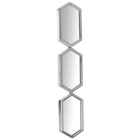 Wandspiegel Alexandra House Living Silberfarben Metall Geometrisch 5 x 16 x 81 cm von Alexandra House Living, Wandspiegel - R...