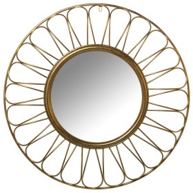 Espelho de parede Alexandra House Living Dourado Metal 6 x 77 x 78 cm Redondo de Alexandra House Living, Espelhos de parede -...