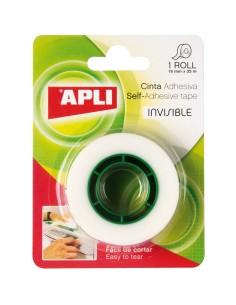 Adhesive Tape Apli Transparent 10 Pieces 19 x 33 mm by Apli, Adhesive tape - Ref: S8400464, Price: 15,37 €, Discount: %