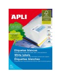 Étiquettes adhésives Apli 100 Volets 63,5 x 38,1 mm Blanc | Tienda24 Tienda24.eu