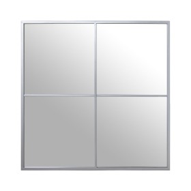 Wall mirror Alexandra House Living Silver Metal Window 5 x 73 x 73 cm by Alexandra House Living, Wall-Mounted Mirrors - Ref: ...