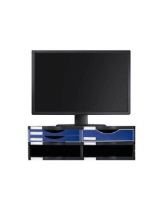 Supporto da Tavolo per Schermo Archivo 2000 polistirene Azzurro Nero 36 x 60 x 16,5 cm da Archivo 2000, Supporti - Ref: S8401...