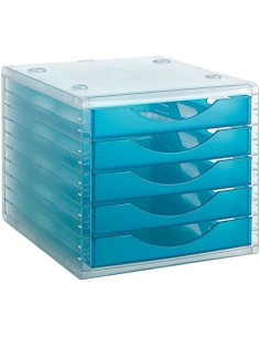 Organizador Multiusos Archivo 2000 Transparente 19 x 15 x 15 cm | Tienda24 Tienda24.eu