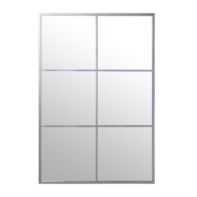 Wall mirror Alexandra House Living Silver Metal Window 6 x 113 x 77 cm by Alexandra House Living, Wall-Mounted Mirrors - Ref:...