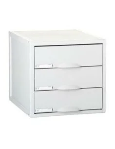 Classificatore modulare Archivo 2000 ArchiSystem 3 cassetti Grigio 35,6 x 31,6 x 20,3 cm da Archivo 2000, Forniture da scriva...