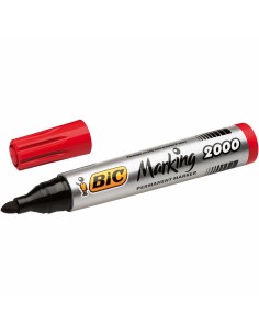 Rotulador permanente Bic Marking 2000 Rojo 12 Piezas de Bic, Rotuladores permanentes - Ref: S8401540, Precio: 13,30 €, Descue...