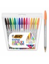 Ensemble de Stylos Bic Cristal Multicolor 15 Pièces Multicouleur 0,42 mm (15 Pièces) | Tienda24 Tienda24.eu