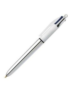 Pen Bic White Golden (12 Pieces) | Tienda24 Tienda24.eu