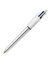 Pen Bic Shine Silver White Silver (12 Pieces) | Tienda24 Tienda24.eu