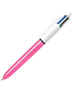 Penna Bic Shine Silver Bianco Rosa (12 Pezzi) da Bic, Penne a scatto - Ref: S8401599, Precio: €24.39, Descuento: %