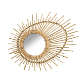 Wall mirror Alexandra House Living Natural Fibre 2 x 36 x 45 cm Oval by Alexandra House Living, Wall-Mounted Mirrors - Ref: D...