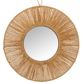 Wall mirror Alexandra House Living Natural Fibre 60 x 1 x 60 cm Circular by Alexandra House Living, Wall-Mounted Mirrors - Re...