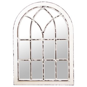 Wall mirror Alexandra House Living White Metal Worn 7 x 103 x 76 cm by Alexandra House Living, Wall-Mounted Mirrors - Ref: D1...