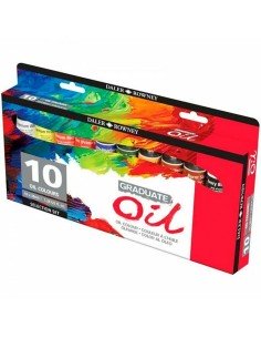 Set di colori Daler Rowney Graduate Oil Pittura ad olio 10 Pezzi Multicolore 38 ml da Daler Rowney, Colori - Ref: S8403905, P...