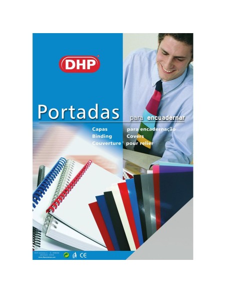 Capas de encadernação DHP Transparente A4 Polipropileno 100 Peças | Tienda24 Tienda24.eu