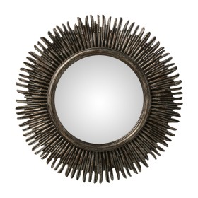 Miroir mural Alexandra House Living Gris foncé Plastique 5 x 54 x 59 cm Rond de Alexandra House Living, Miroirs muraux - Réf ...