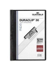 Cartella Portadocumenti Durable DURACLIP 30 A4 Nero A4 25 Pezzi da Durable, Cartelle - Ref: S8404300, Precio: 33,90 €, Descue...