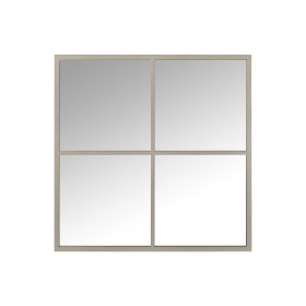 Wall mirror Alexandra House Living White Metal Window 8 x 79 x 81 cm by Alexandra House Living, Wall-Mounted Mirrors - Ref: D...