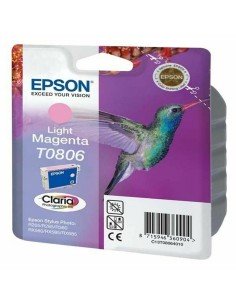 Cartuccia ad Inchiostro Originale Epson Cartucho T0806 magenta claro Magenta Magenta Chiaro da Epson, Toner e inchiostro per ...