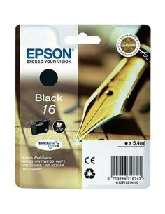 Cartuccia ad Inchiostro Originale Epson 16 Nero da Epson, Toner e inchiostro per stampante - Ref: S8405370, Precio: 17,28 €, ...