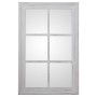 Espejo de pared Alexandra House Living Blanco Madera Desgastado Ventana 5 x 101 x 65 cm de Alexandra House Living, Espejos de...