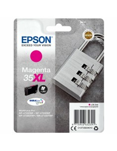 Tinteiro de Tinta Original Epson C13T40C440 Amarelo | Tienda24 Tienda24.eu