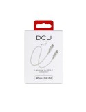 USB-C auf Lightning Verbindungskabel iPhone DCU 1 Weiß 1 m | Tienda24 Tienda24.eu