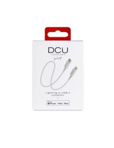 USB A to USB C Cable DCU Black (1,5M) | Tienda24 Tienda24.eu